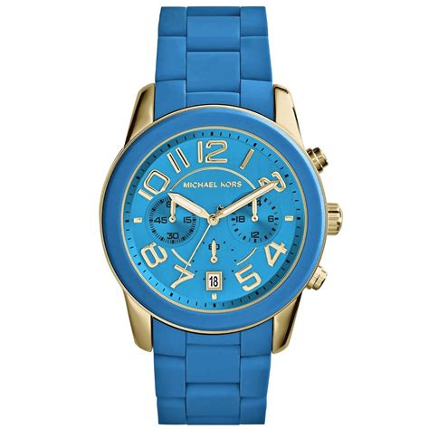 reloj azul michael kors|michael kors reloj mujer.